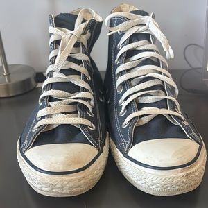 Converse Navy Blue High-Top Sneakers
